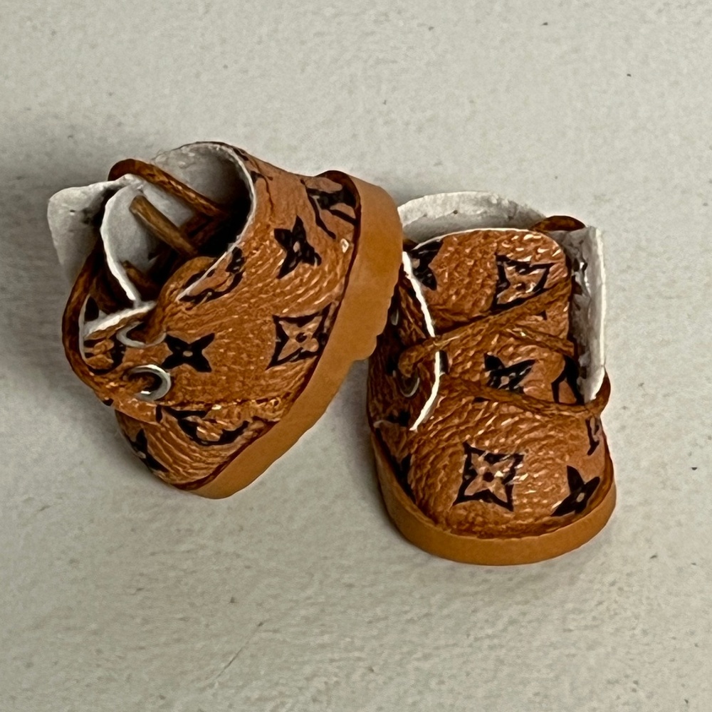 Designer Sneakers For Labubu Shoes Tan Brown Accessories Shoe Clothing Sneaker - Picture 3 of 6